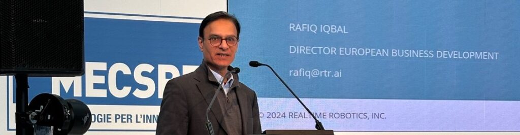 Rafiq Iqbal presenting at MECSPE 2024
