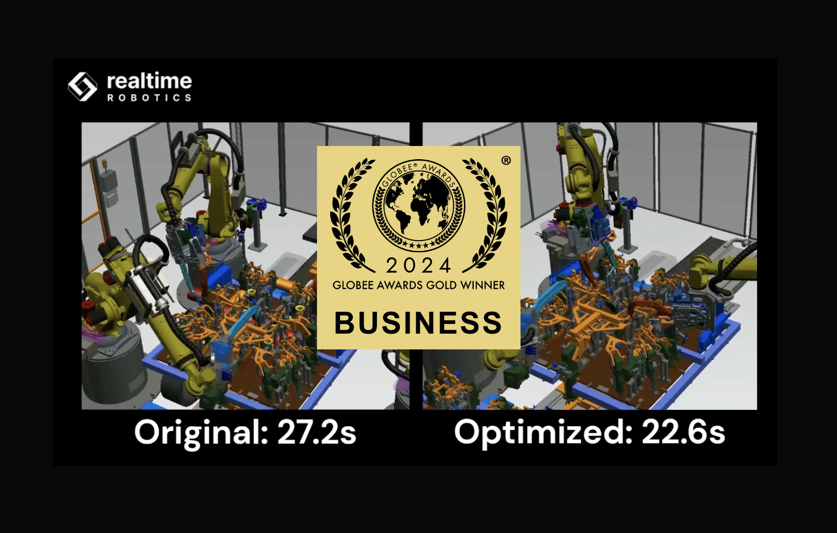 Realtime Robotics’ Optimization Solution Named the Gold Winner for Manufacturing Solution by the 2024 Globee Business Awards