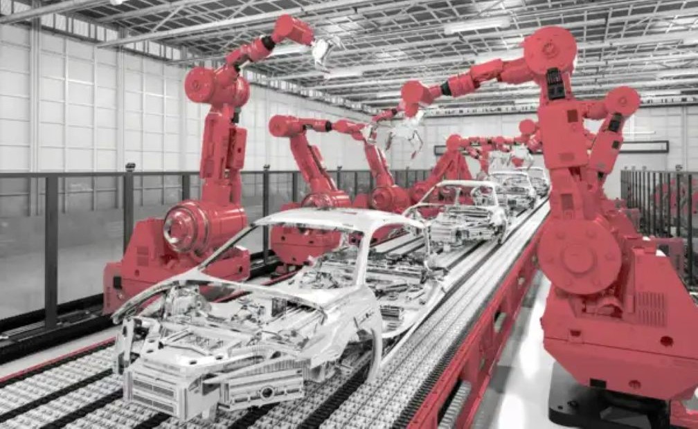 automotive robot line