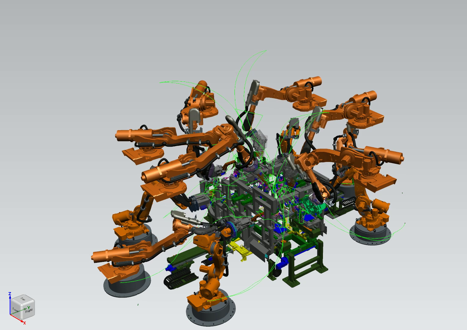 robot with resolver paths